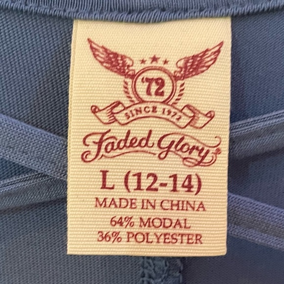 Large Blue Shirt With Crosses On The Chest - Picture 2 of 2